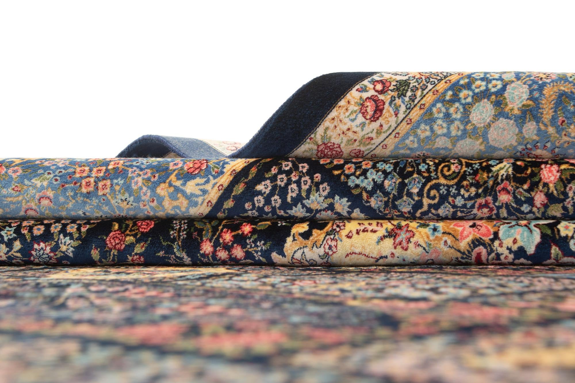 4' 9 x 7' 6 Ghom Design Rug