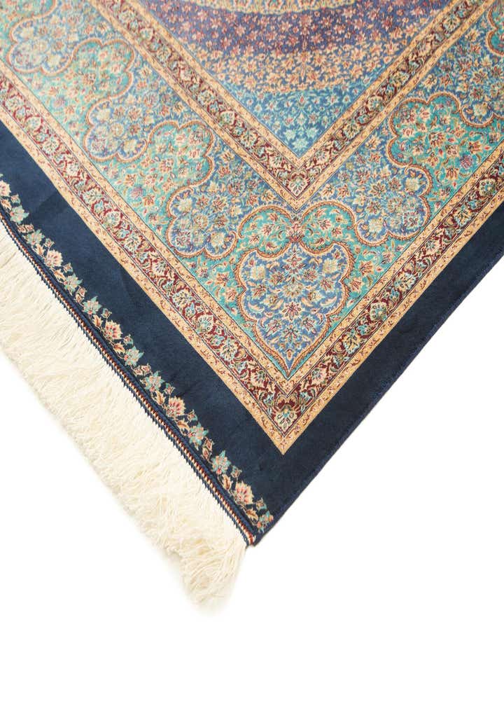 4' 9 x 7' 5 Ghom Design Rug