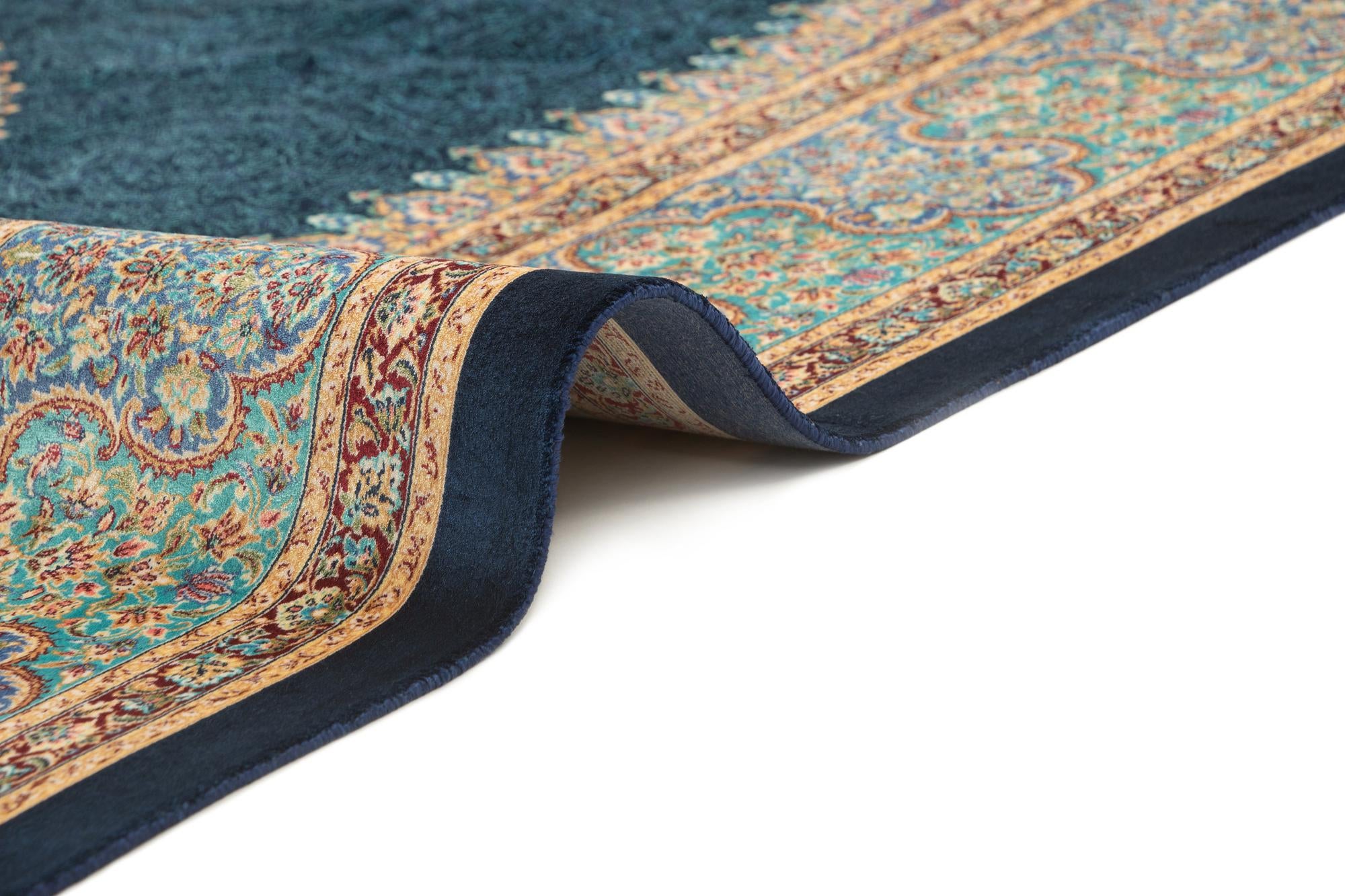 4' 9 x 7' 5 Ghom Design Rug
