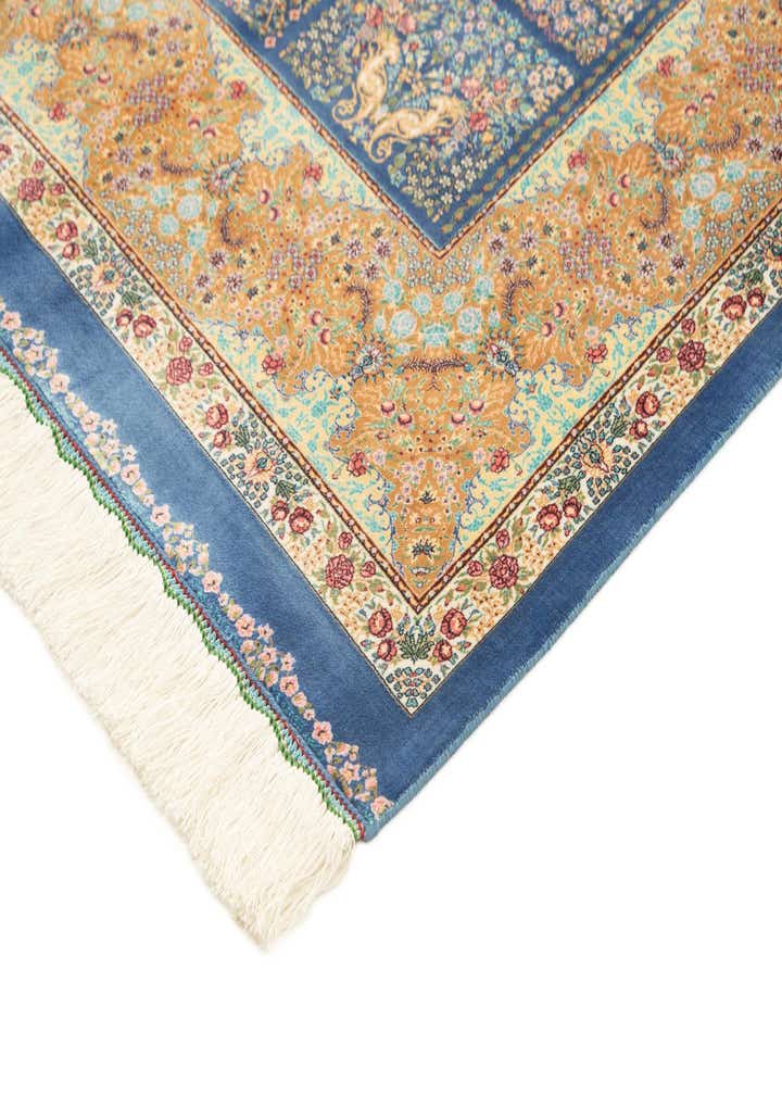 4' 9 x 7' 5 Ghom Design Rug