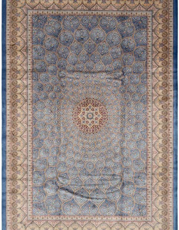 4' 10 x 7' 5 Ghom Design Rug