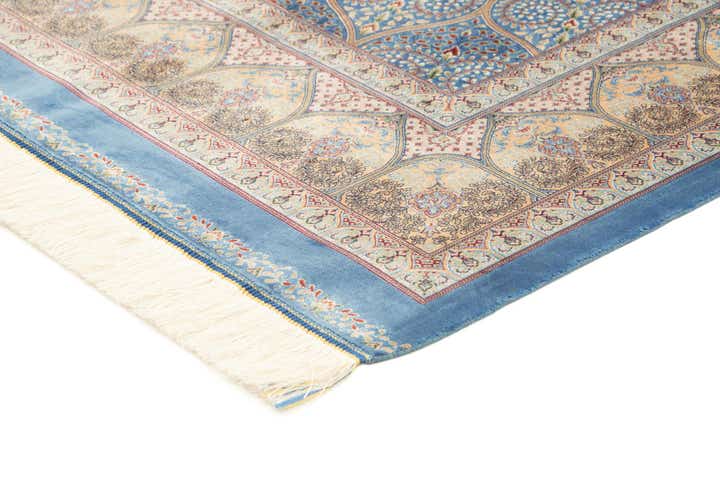 4' 10 x 7' 5 Ghom Design Rug