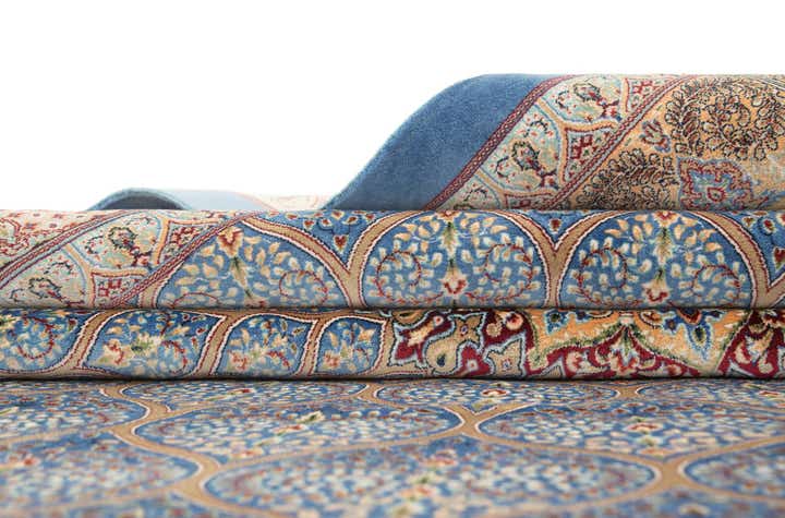 4' 10 x 7' 5 Ghom Design Rug