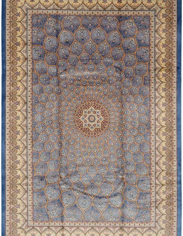4' 9 x 7' 6 Ghom Design Rug