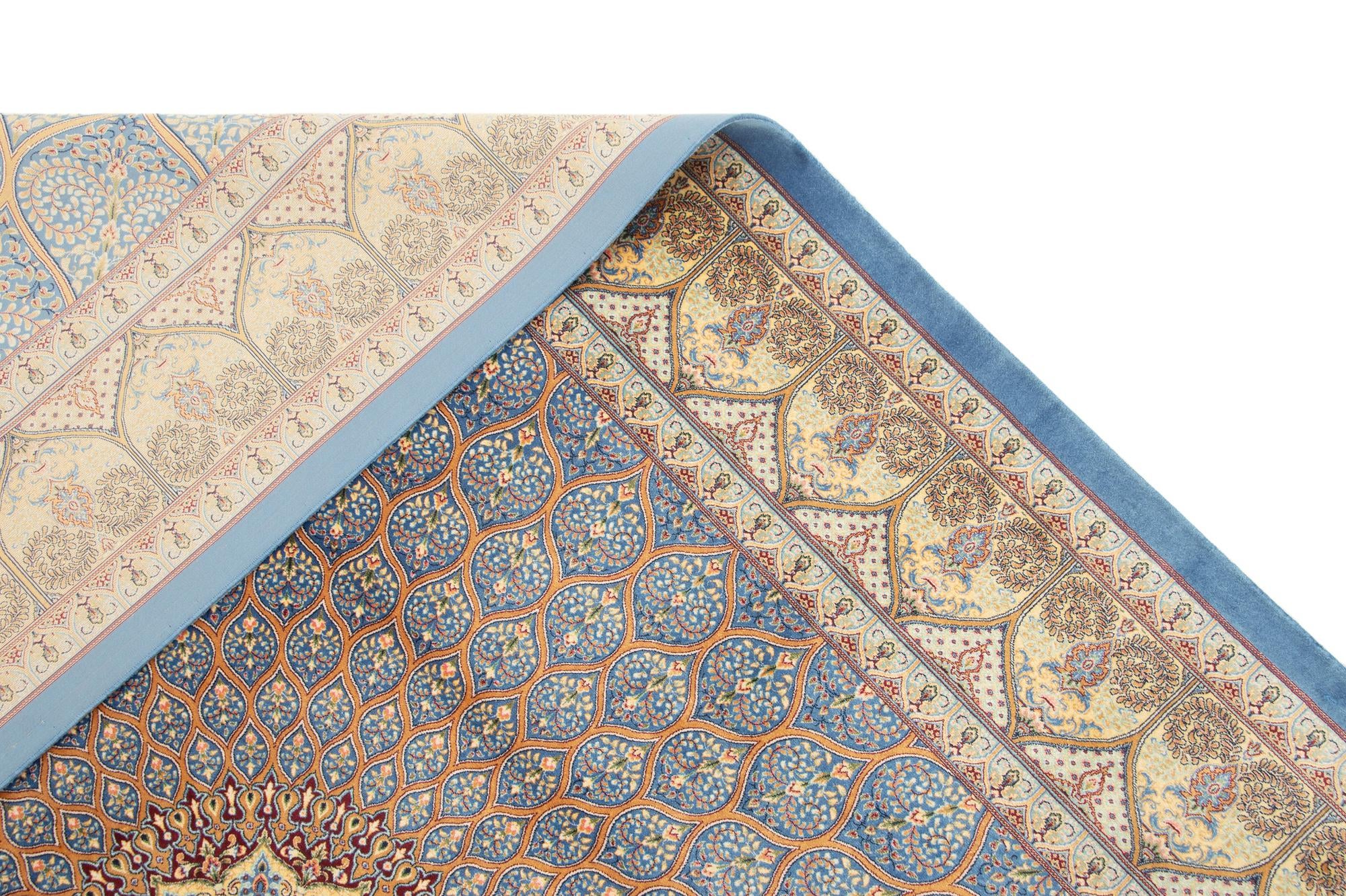 4' 9 x 7' 6 Ghom Design Rug