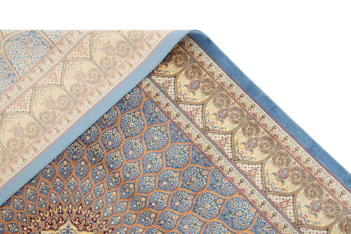 4' 9 x 7' 6 Ghom Design Rug
