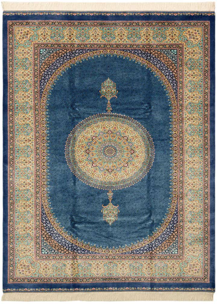 4' 9 x 7' 6 Ghom Design Rug