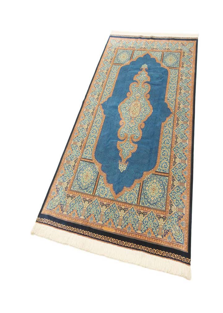 4' 9 x 7' 5 Ghom Design Rug