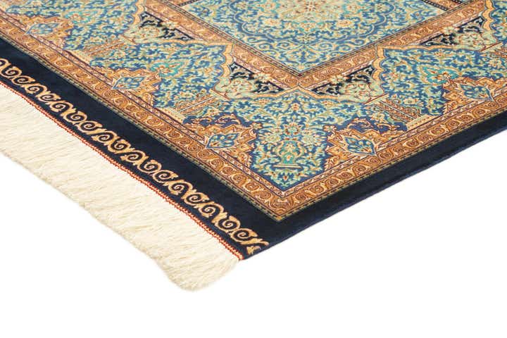 4' 9 x 7' 5 Ghom Design Rug