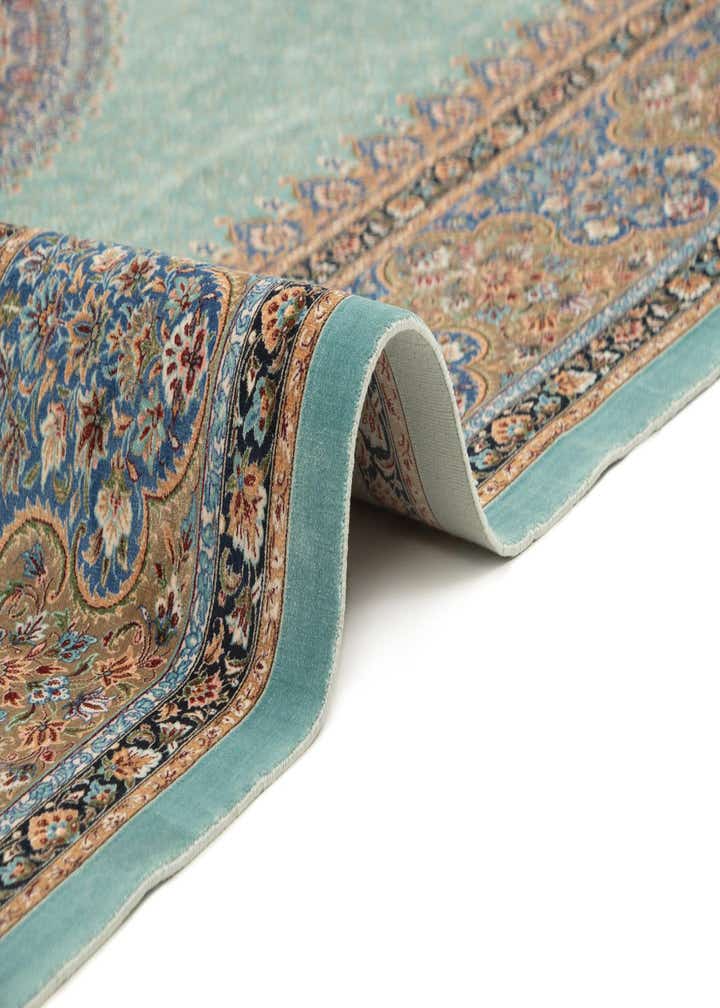 6' 6 x 9' 7 Ghom Design Rug