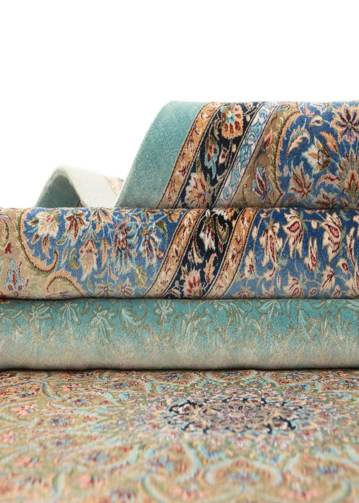 6' 6 x 9' 7 Ghom Design Rug