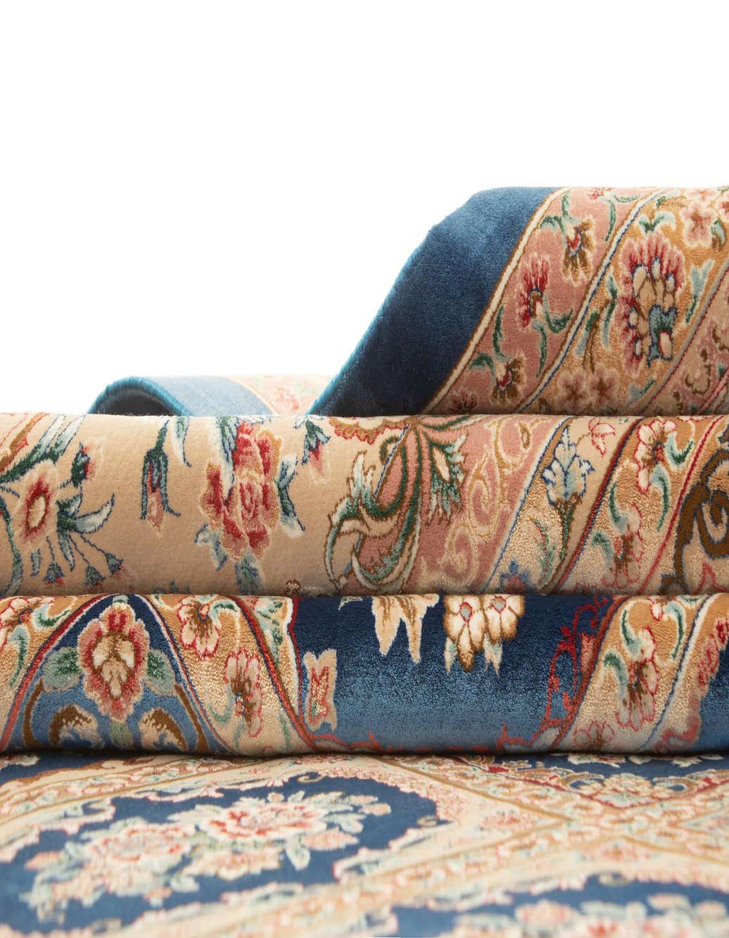 7' 11 x 11' 4 Ghom Design Rug
