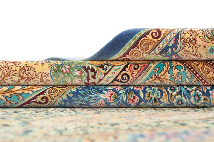 6' 6 x 9' 7 Ghom Design Rug