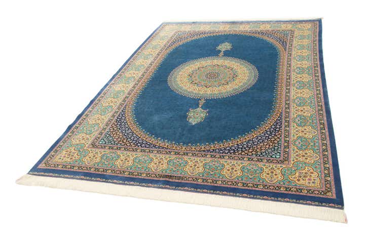 6' 5 x 9' 7 Ghom Design Rug