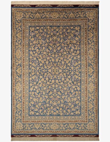 6' 8 x 9' 10 Ghom Design Rug
