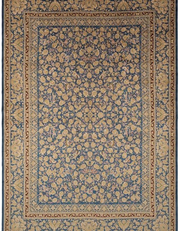 6' 8 x 9' 10 Ghom Design Rug
