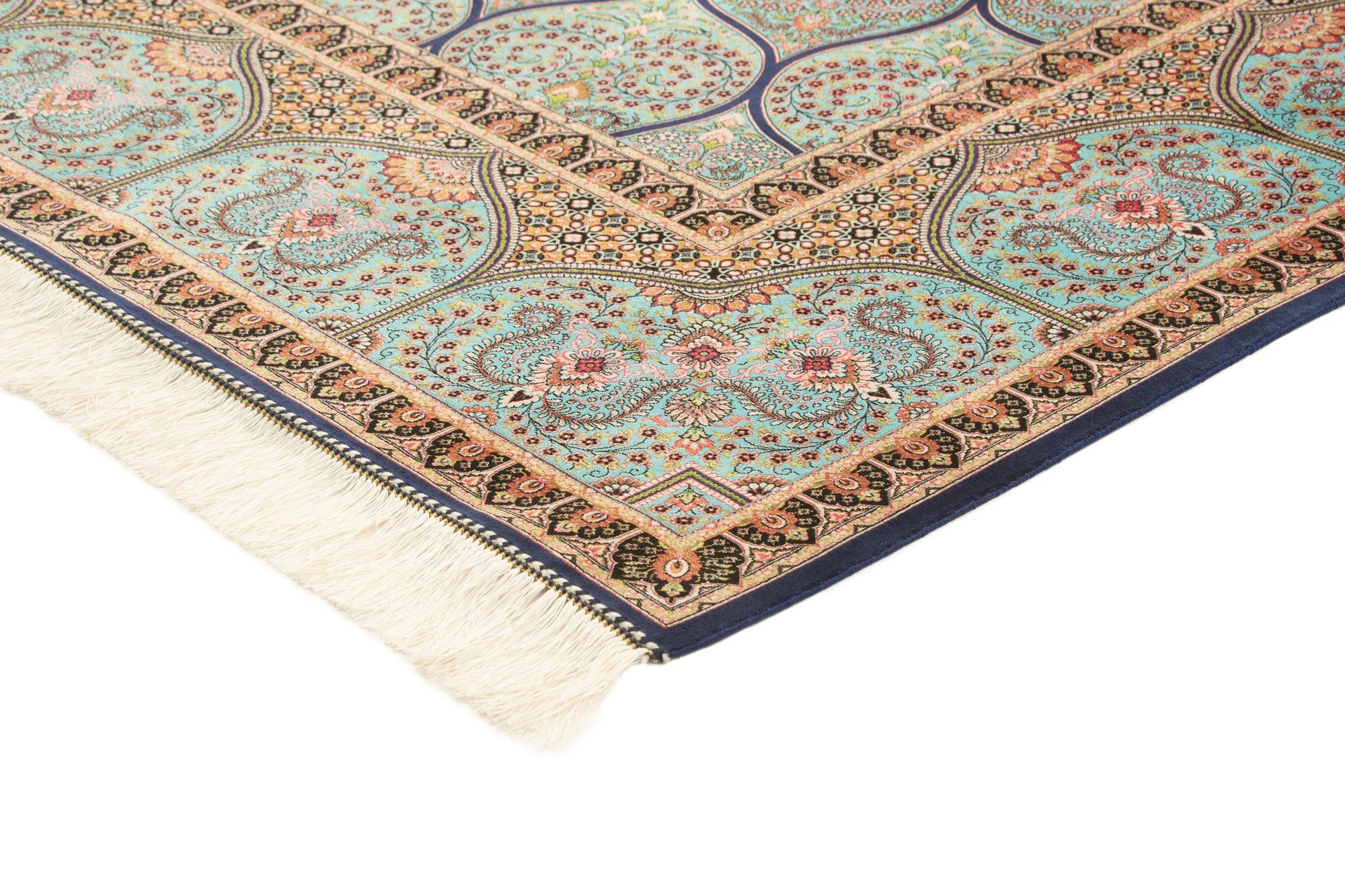 6' 4 x 9' 9 Ghom Design Rug