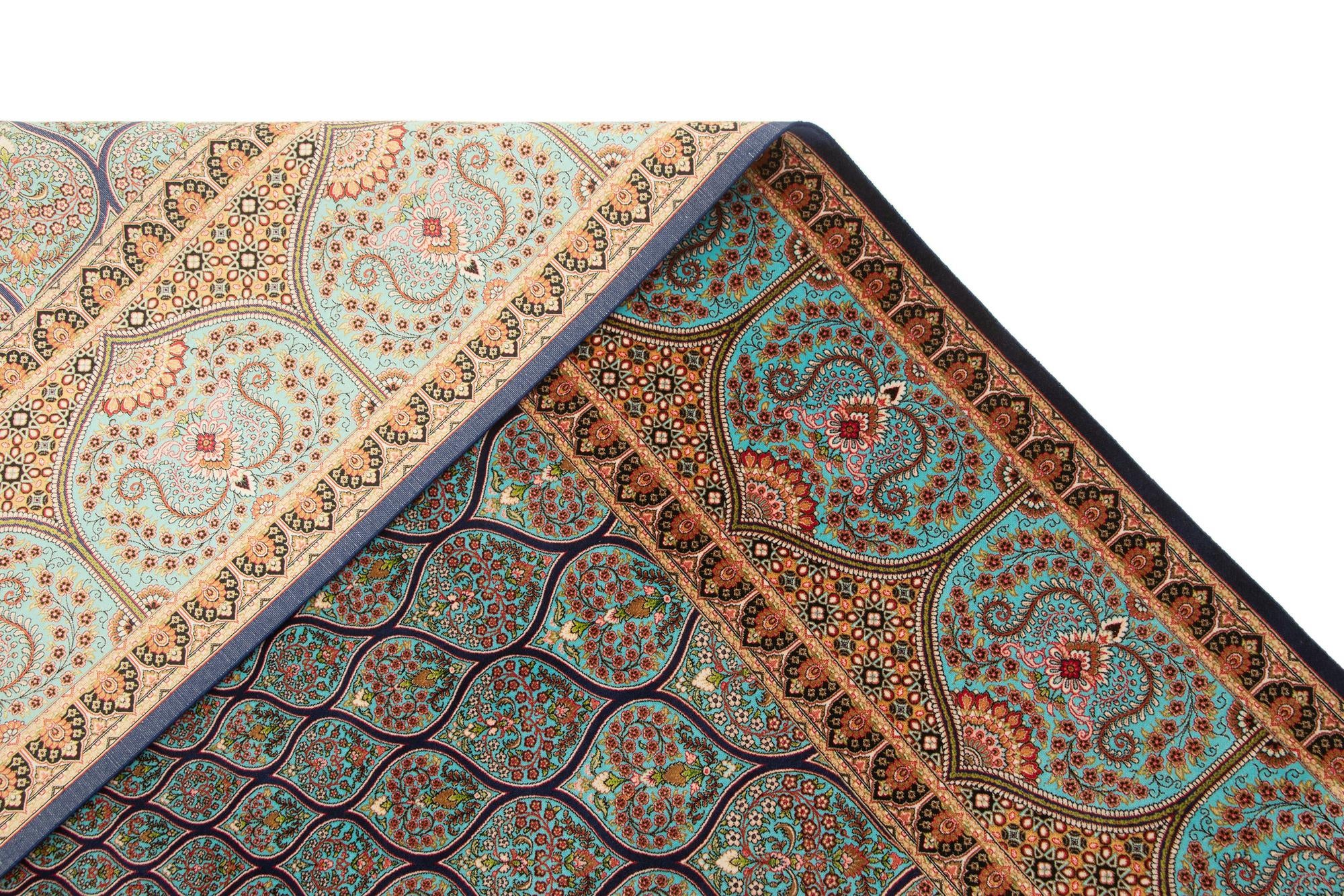 6' 4 x 9' 9 Ghom Design Rug