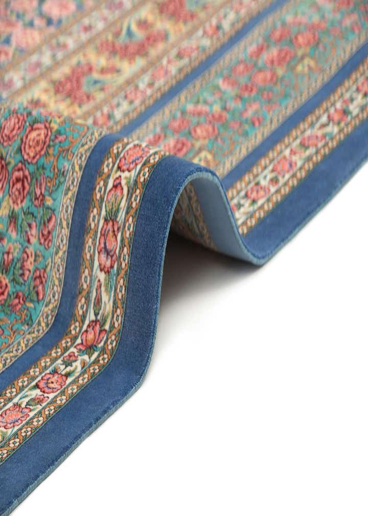 6' 6 x 9' 8 Ghom Design Rug