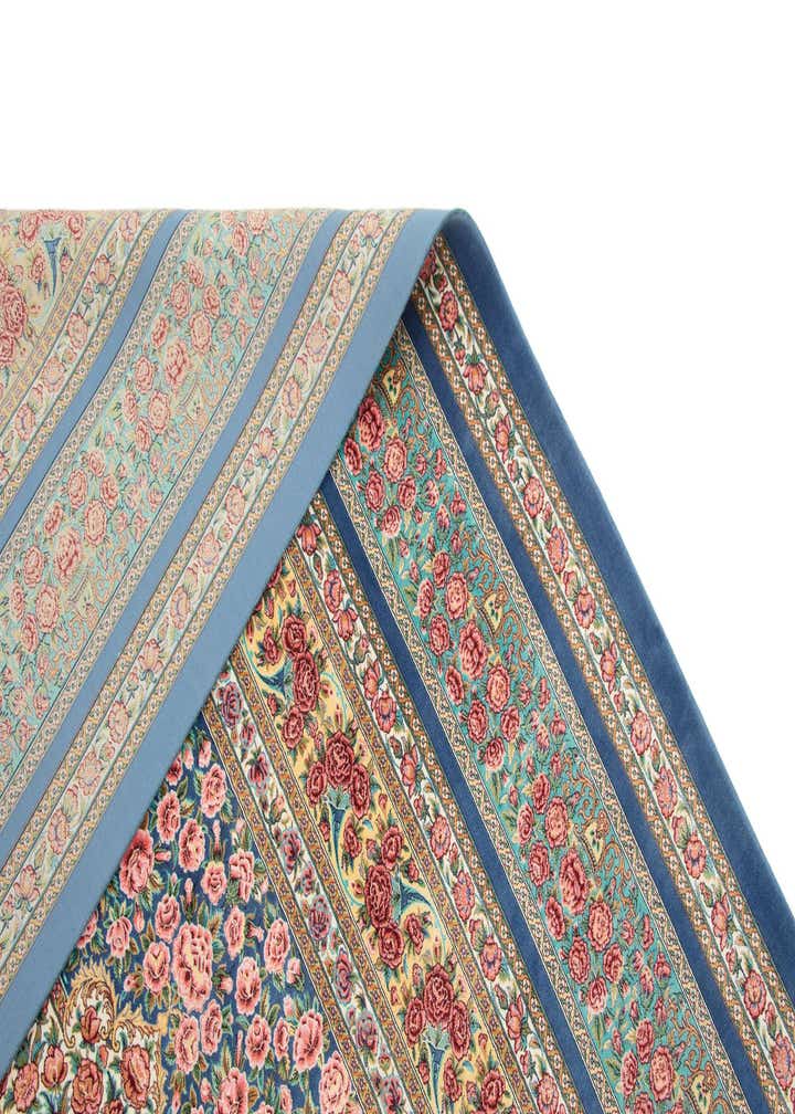 6' 6 x 9' 8 Ghom Design Rug
