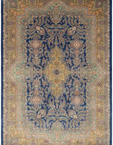 6' 6 x 9' 8 Ghom Design Rug
