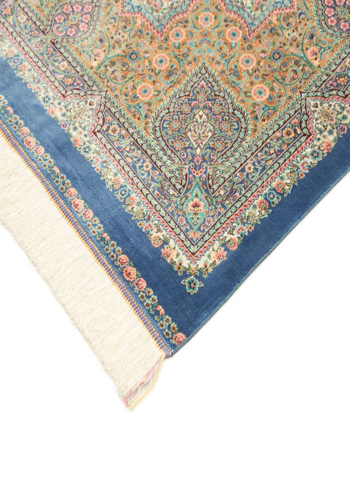 6' 6 x 9' 8 Ghom Design Rug