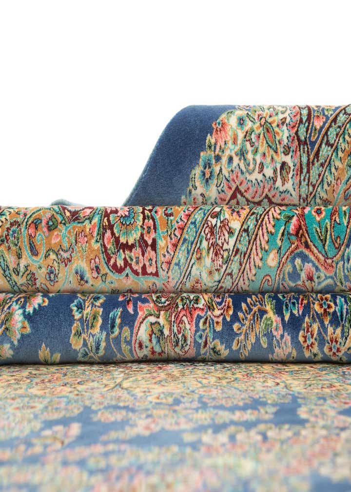 6' 6 x 9' 8 Ghom Design Rug