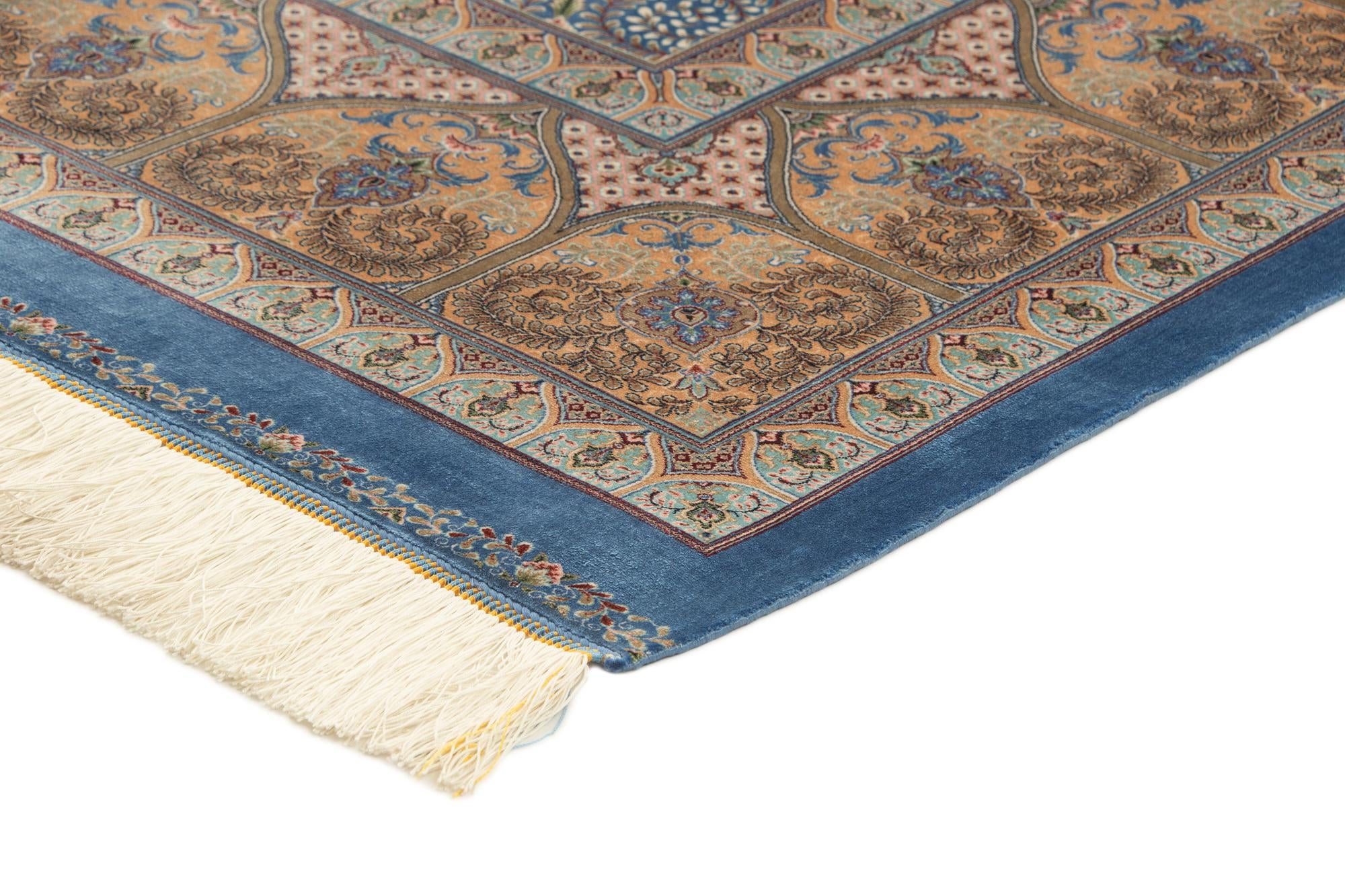 6' 6 x 9' 8 Ghom Design Rug