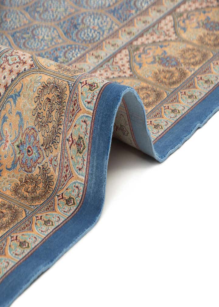 6' 6 x 9' 8 Ghom Design Rug
