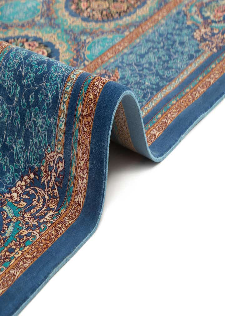 6' 6 x 9' 7 Ghom Design Rug