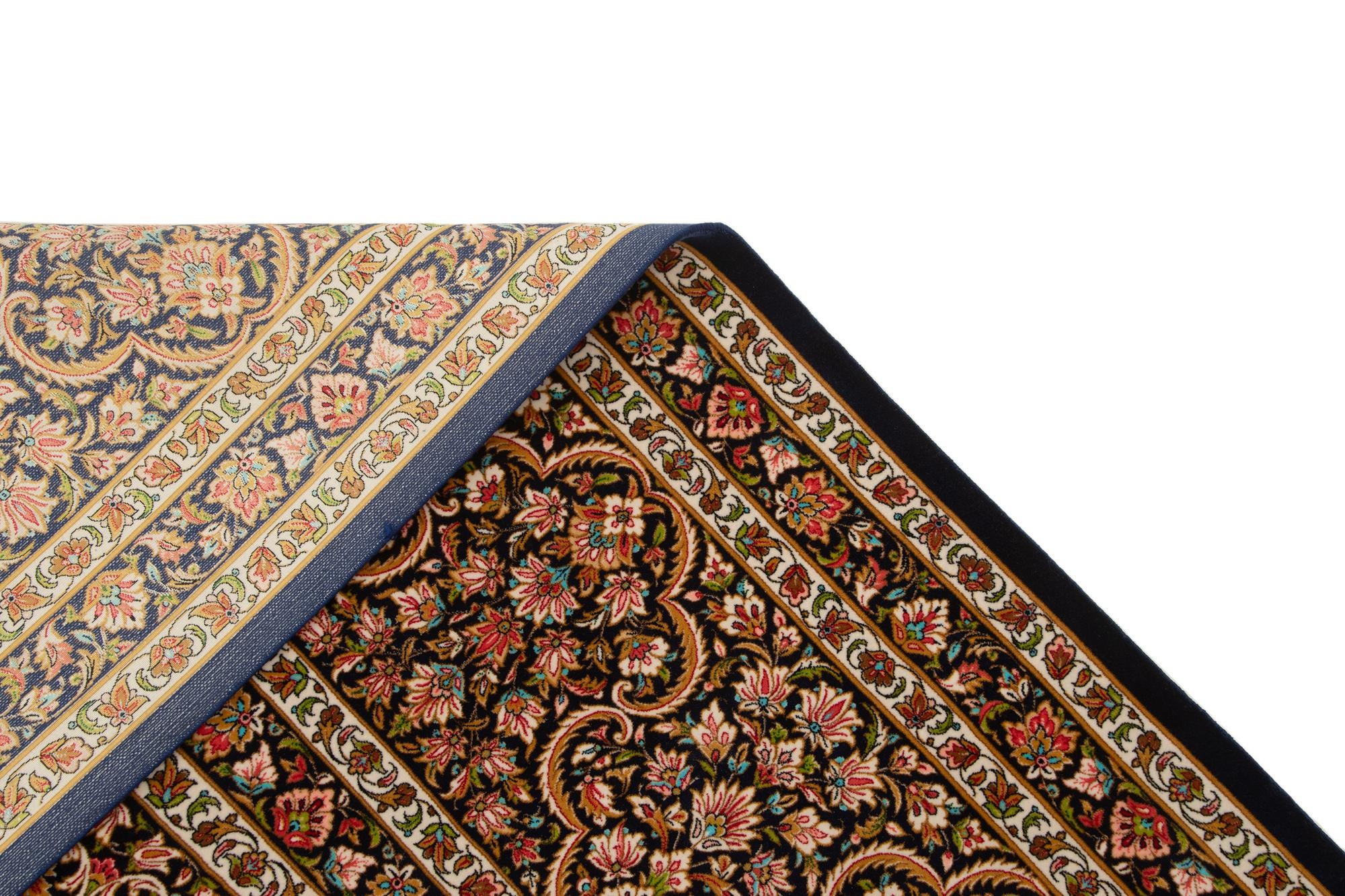 8' 1 x 11' 4 Ghom Design Rug