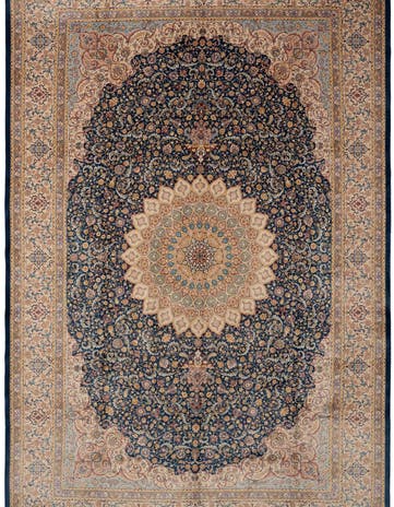 6' 7 x 9' 8 Ghom Design Rug