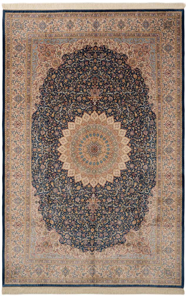 6' 7 x 9' 8 Ghom Design Rug