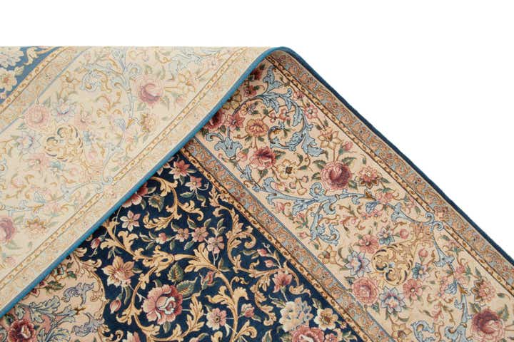 4' 10 x 7' 1 Ghom Design Rug