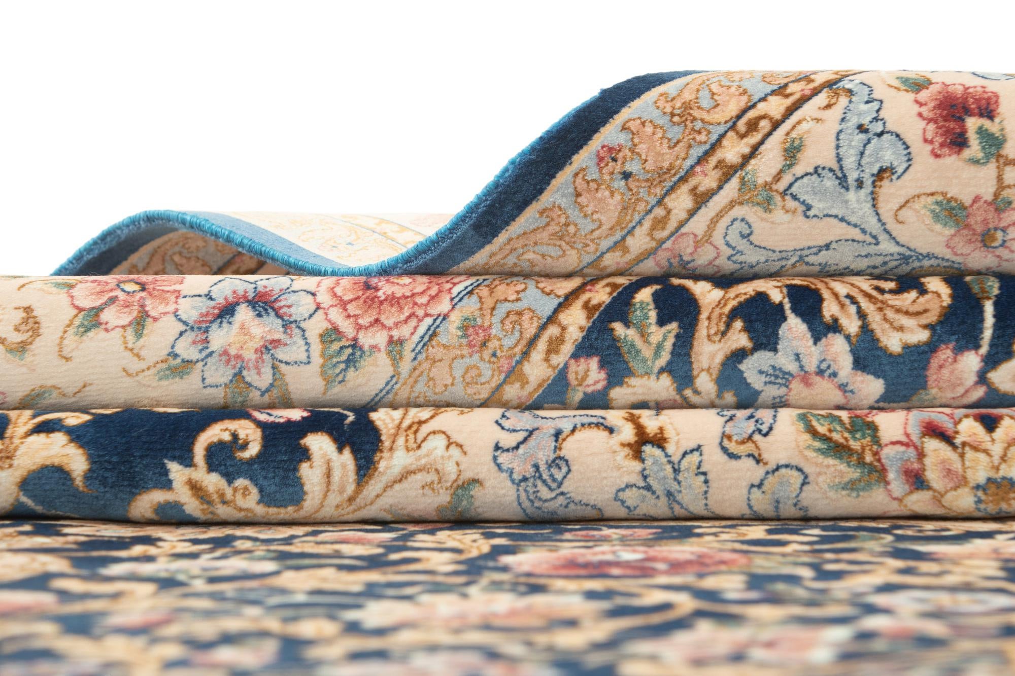4' 10 x 7' 1 Ghom Design Rug