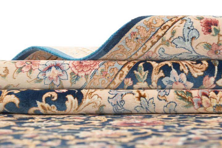 4' 10 x 7' 1 Ghom Design Rug