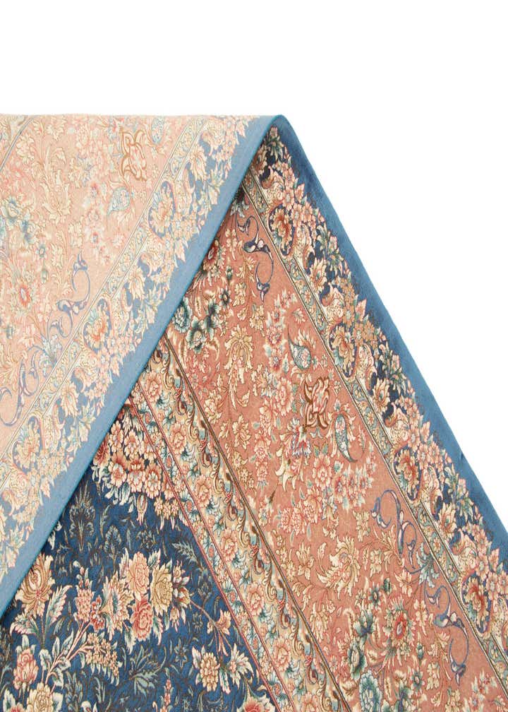 7' 11 x 11' 1 Ghom Design Rug