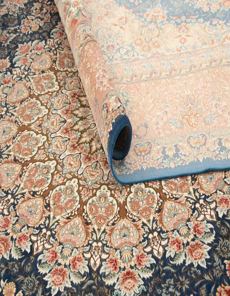 Detail image of 7' 11 x 11' 1 Ghom Design Rug