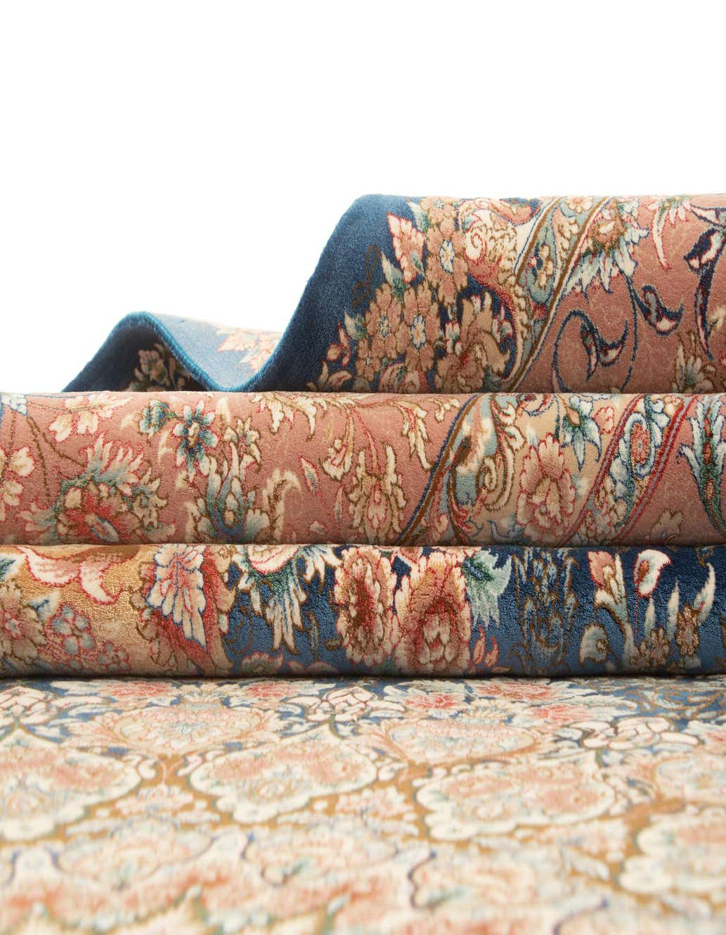 7' 11 x 11' 1 Ghom Design Rug