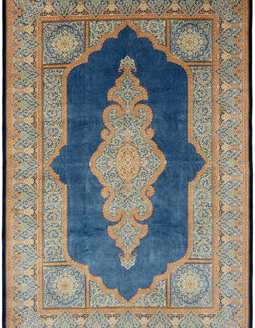 6' 6 x 9' 8 Ghom Design Rug