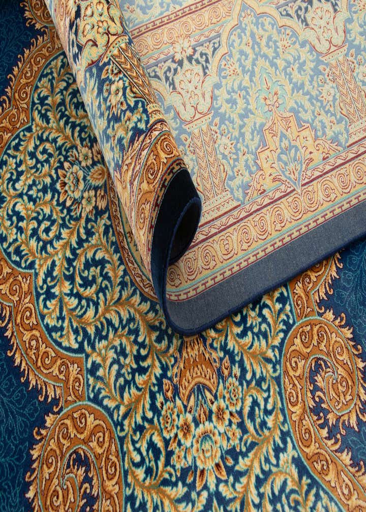 6' 6 x 9' 8 Ghom Design Rug