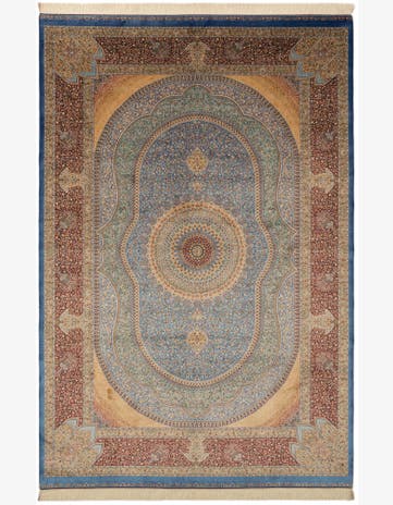 6' 6 x 9' 7 Ghom Design Rug