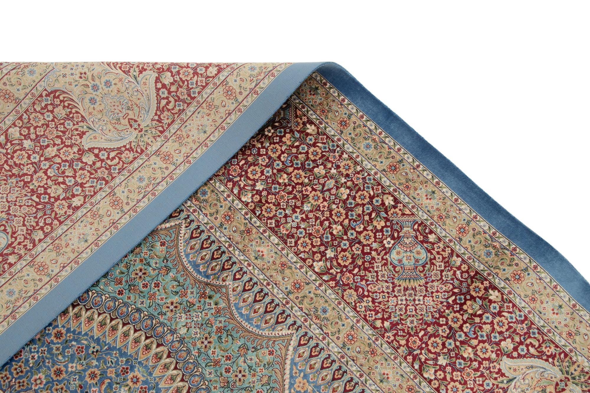 6' 6 x 9' 7 Ghom Design Rug
