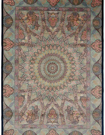 6' 5 x 9' 6 Ghom Design Rug