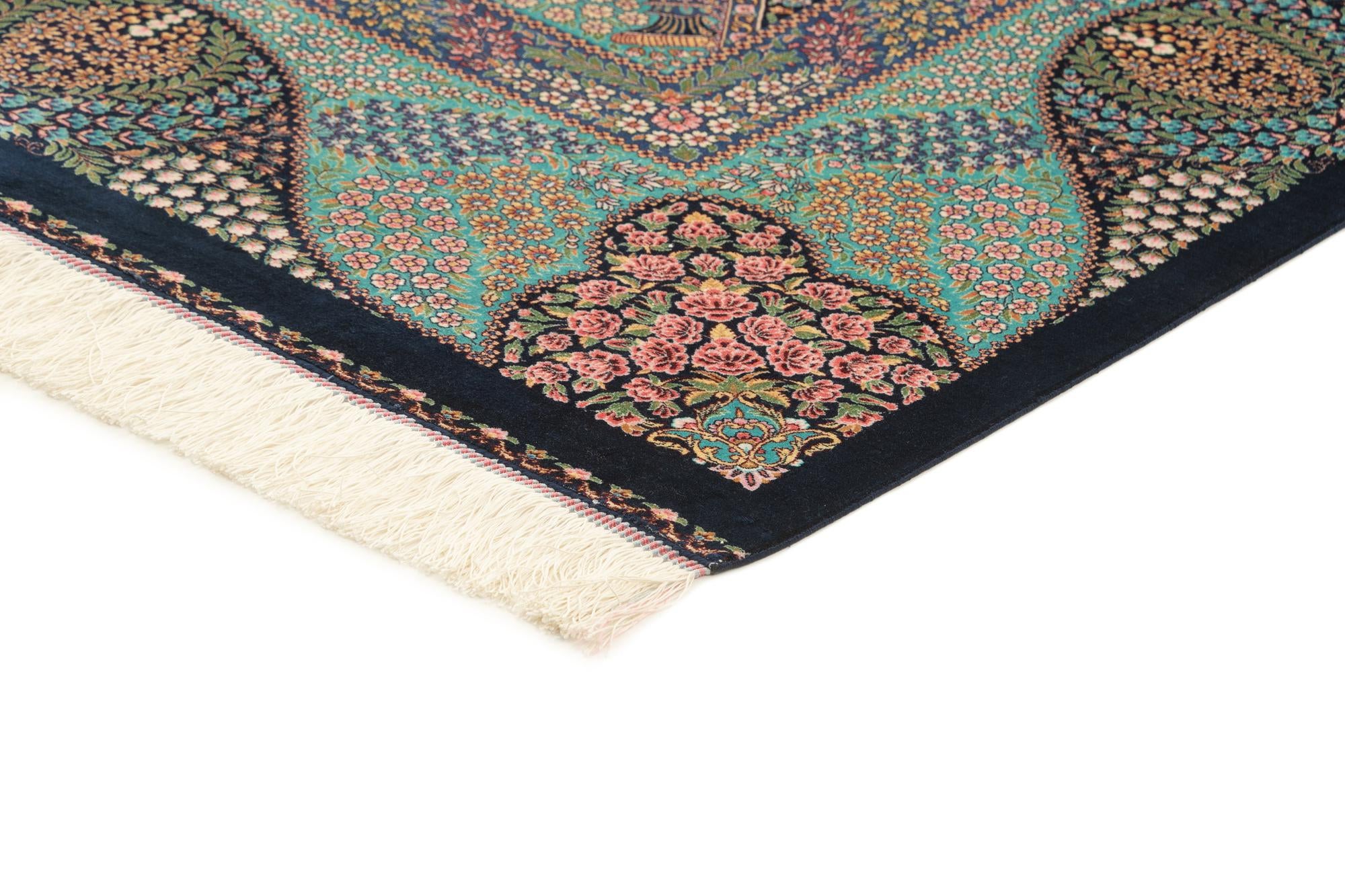 6' 5 x 9' 6 Ghom Design Rug