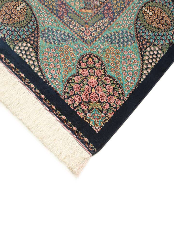 6' 5 x 9' 6 Ghom Design Rug