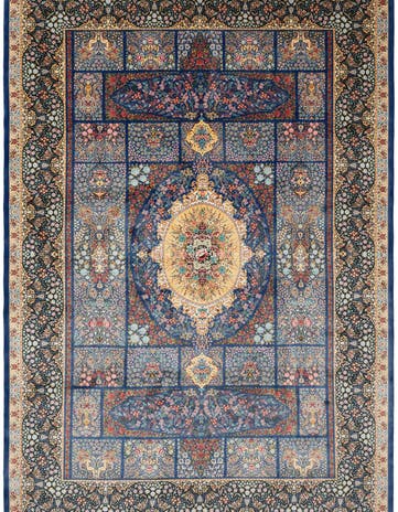 6' 6 x 9' 8 Ghom Design Rug