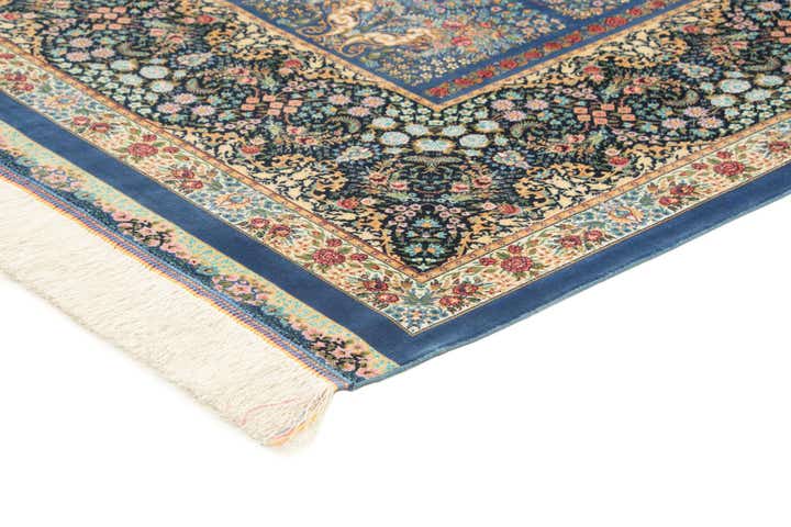 6' 6 x 9' 8 Ghom Design Rug