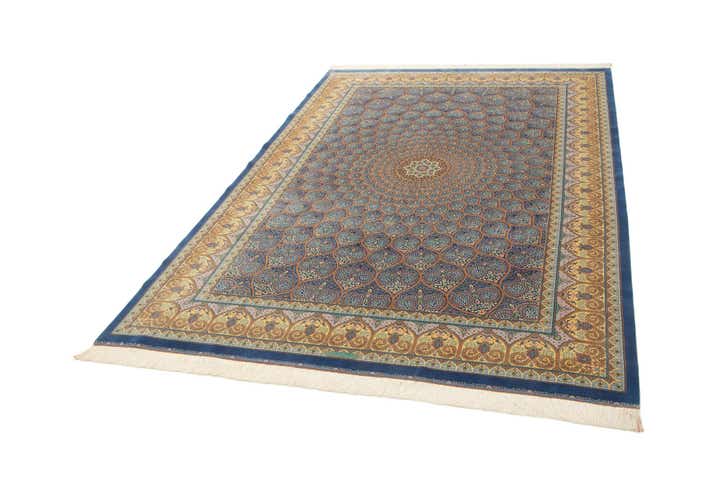 6' 6 x 9' 6 Ghom Design Rug