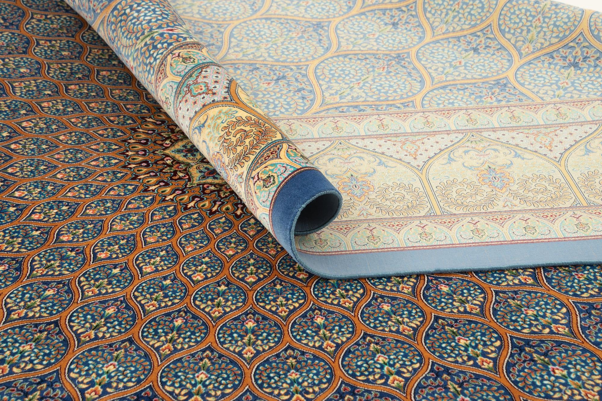 6' 6 x 9' 6 Ghom Design Rug